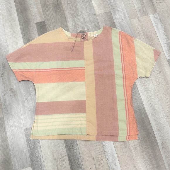 Caslon colorblock lace up back top ❤️ - Picture 5 of 8